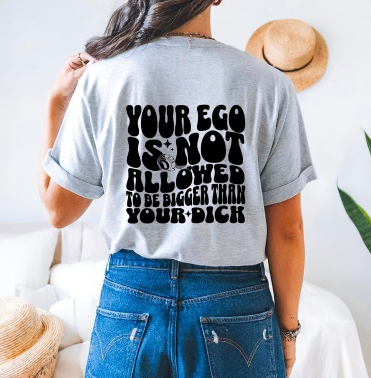 Your ego (front&back design)