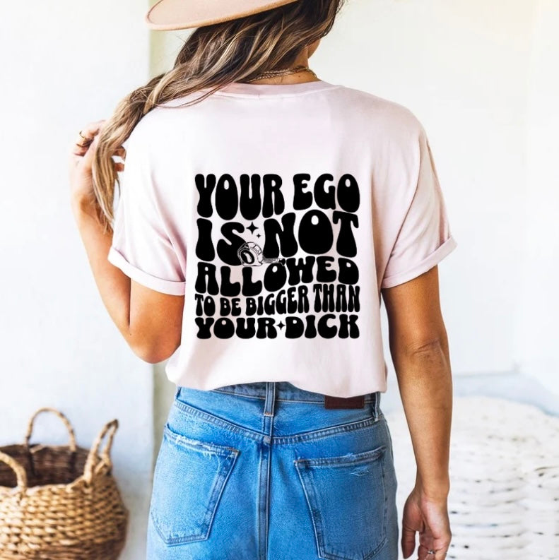 Your ego (front&back design)