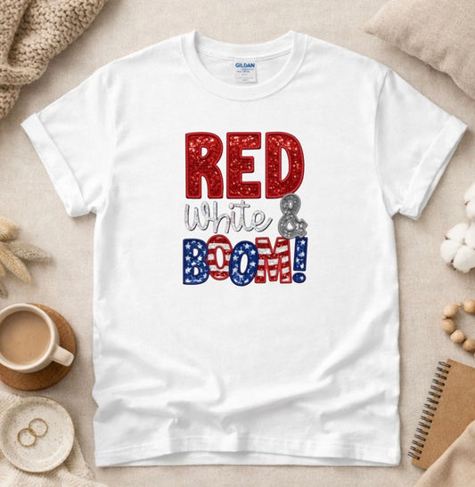 Red, white + boom