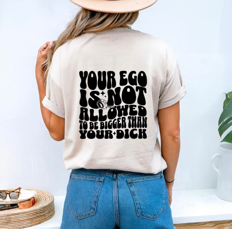 Your ego (front&back design)